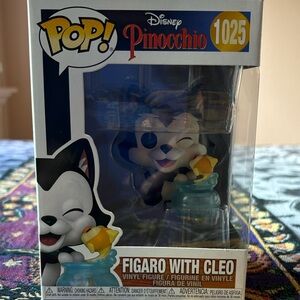 🐱🐠🐱 FUNKO POP Disney Pinocchio Figaro and Cleo Vinyl Figure🐱🐠🐱 NWT 🐱🐠🐱